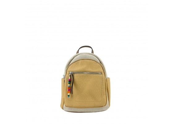 Bolso Mochila Rafia